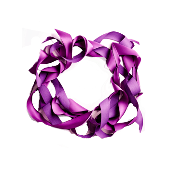 Animation Icon, Purple ribbon decorative ring, love, purple png