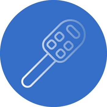 Car Key Vector Icon Design