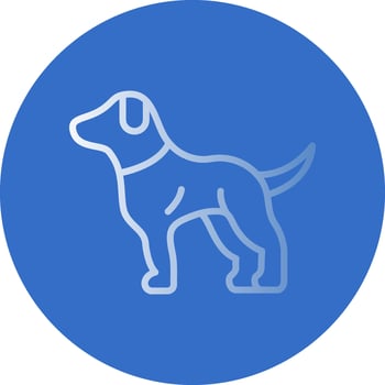Dog Vector Icon Design