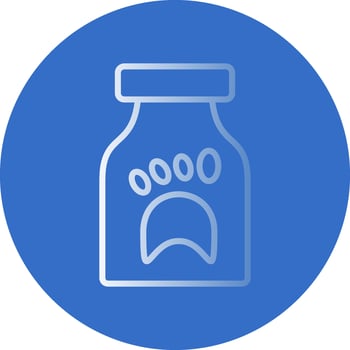Pet food Vector Icon Design