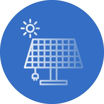 Solar energy Vector Icon Design