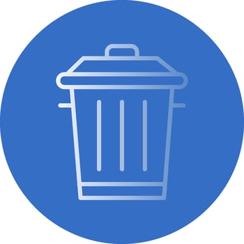 Trash Vector Icon Design