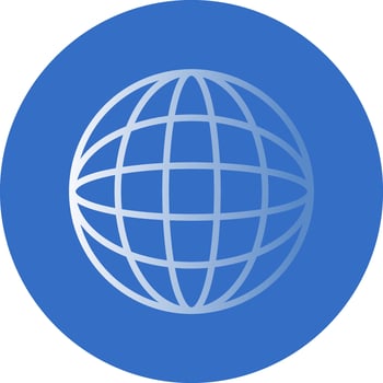 World globe Vector Icon Design