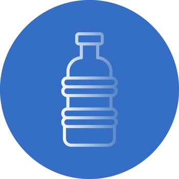 Plastic bottle Vector Icon Design