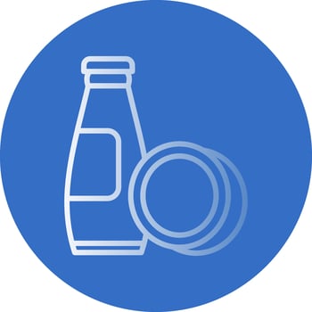 Coconut milk Vector Icon Design
