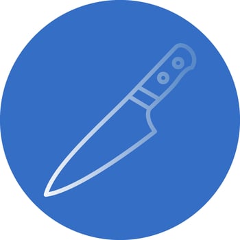 Knife Vector Icon Design