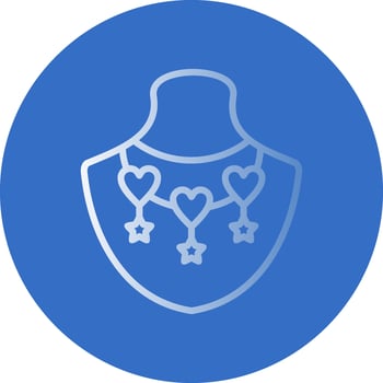 Necklace Vector Icon Design