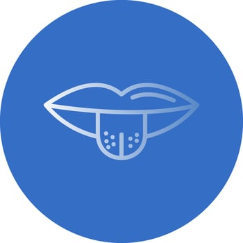Tongue out Vector Icon Design