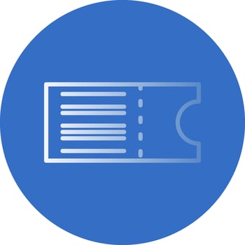 Ticket Vector Icon Design