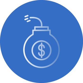 Debt Vector Icon Design