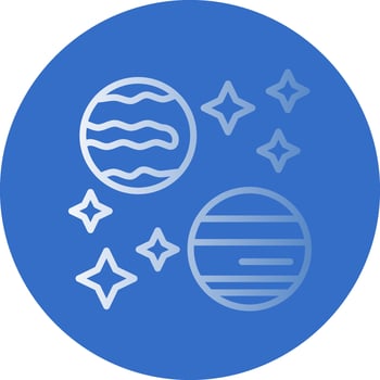 Space Vector Icon Design