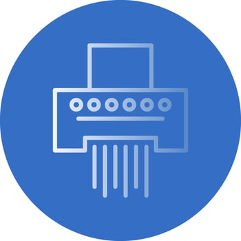 Shredder Vector Icon Design