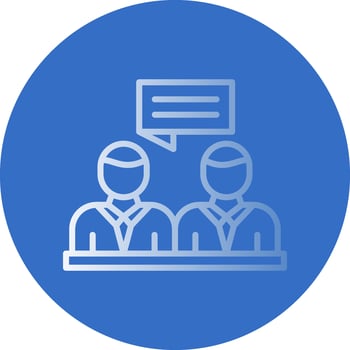 Conversation Vector Icon Design