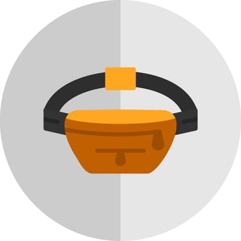 Belt pouch Vector Icon Design