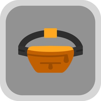 Belt pouch Vector Icon Design