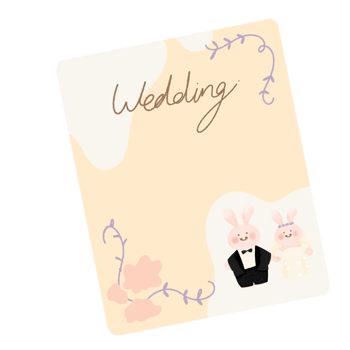 Wedding card Wedding day png
