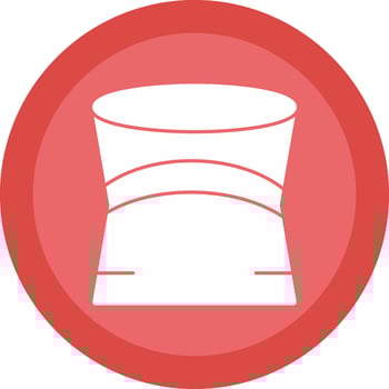 Neck gaiter Vector Icon Design