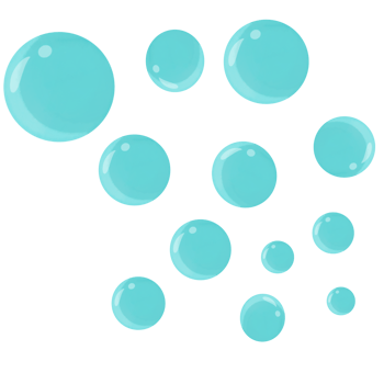 Bubble blue sea png