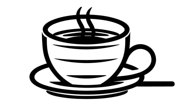 Caffeine Delight Unveiling the Irresistible Coffee Mug Icon for Your Design Projects vector
