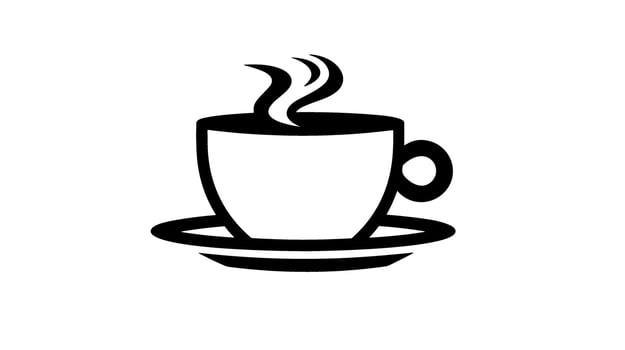 Caffeine Delight Unveiling the Irresistible Coffee Mug Icon for Your Design Projects vector