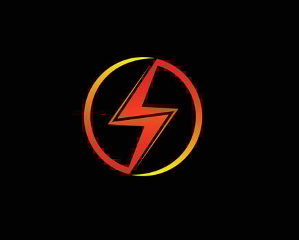 Blitz, Bolt and Flash Logo Design Vector Graphic Icon.