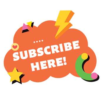 subscribe here  sticker retro png