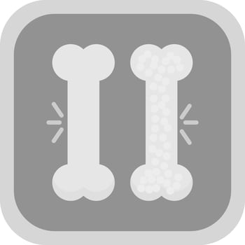 Osteoporosis Vector Icon Design