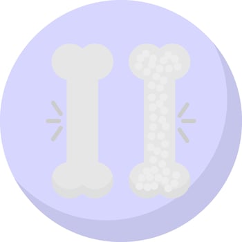 Osteoporosis Vector Icon Design