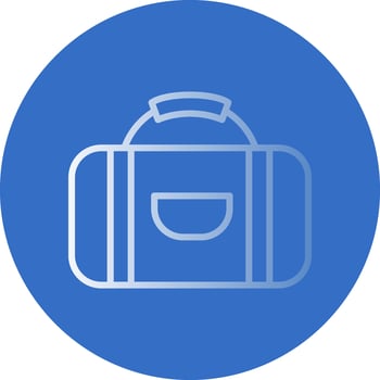 Sport bag Vector Icon Design