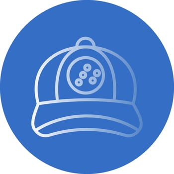 Baseball cap Vector Icon Design