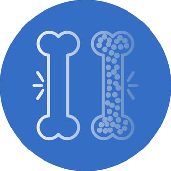 Osteoporosis Vector Icon Design