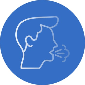 Cough Vector Icon Design