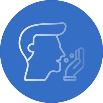 Cough Vector Icon Design