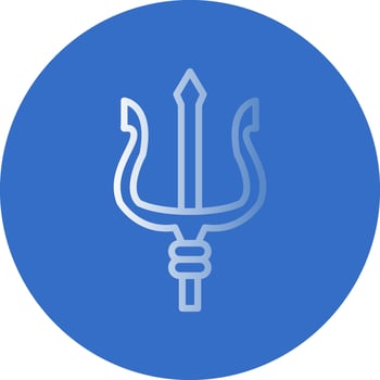 Trident Vector Icon Design