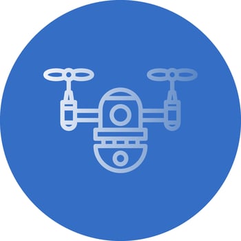 Drone Vector Icon Design