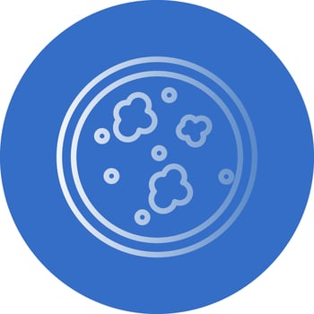 Petri dish Vector Icon Design