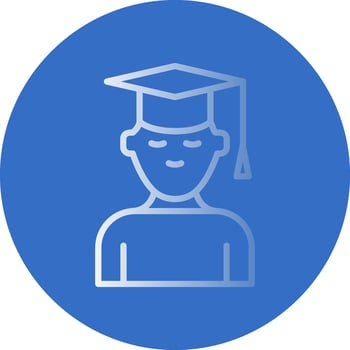 Student Vector Icon Design