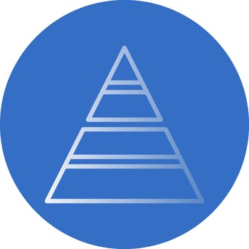 Pyramid Vector Icon Design
