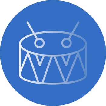 Drum Vector Icon Design