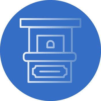 Ticket office Vector Icon Design