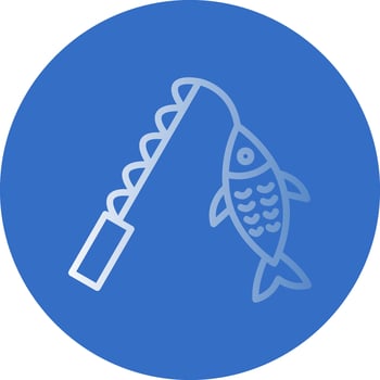 Fishing Vector Icon Design
