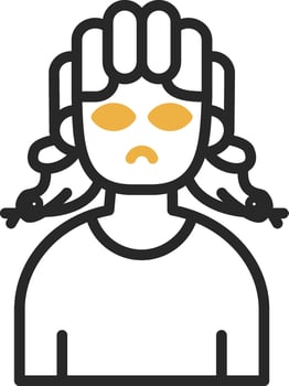 Medusa Vector Icon Design