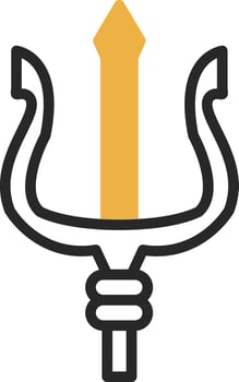 Trident Vector Icon Design