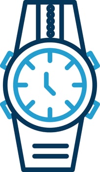 Wristwatch Vector Icon Design