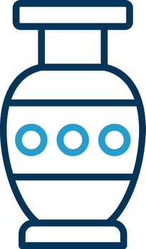 Vase Vector Icon Design