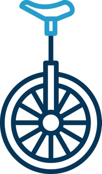 Monocycle Vector Icon Design