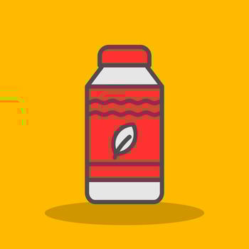 Water bottle Vector Icon Design