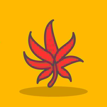 Weed Vector Icon Design