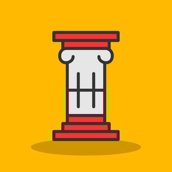 Column Vector Icon Design