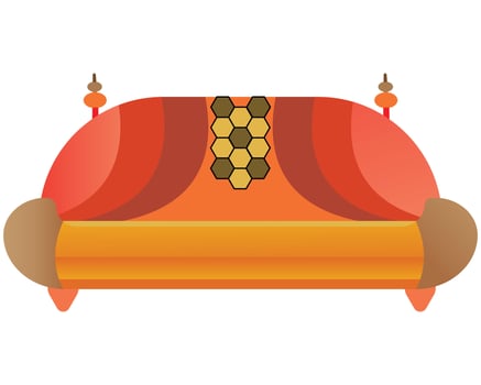 Sofa Flat Icon vector